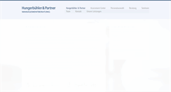 Desktop Screenshot of hungerbuehler.ch